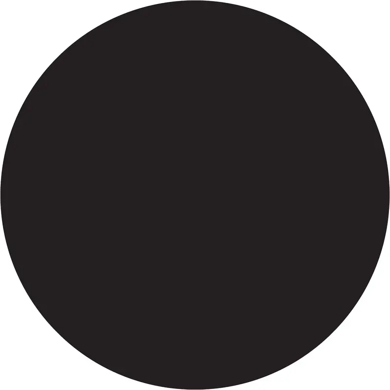 1/2" Black Inventory Circle Labels 500/Roll