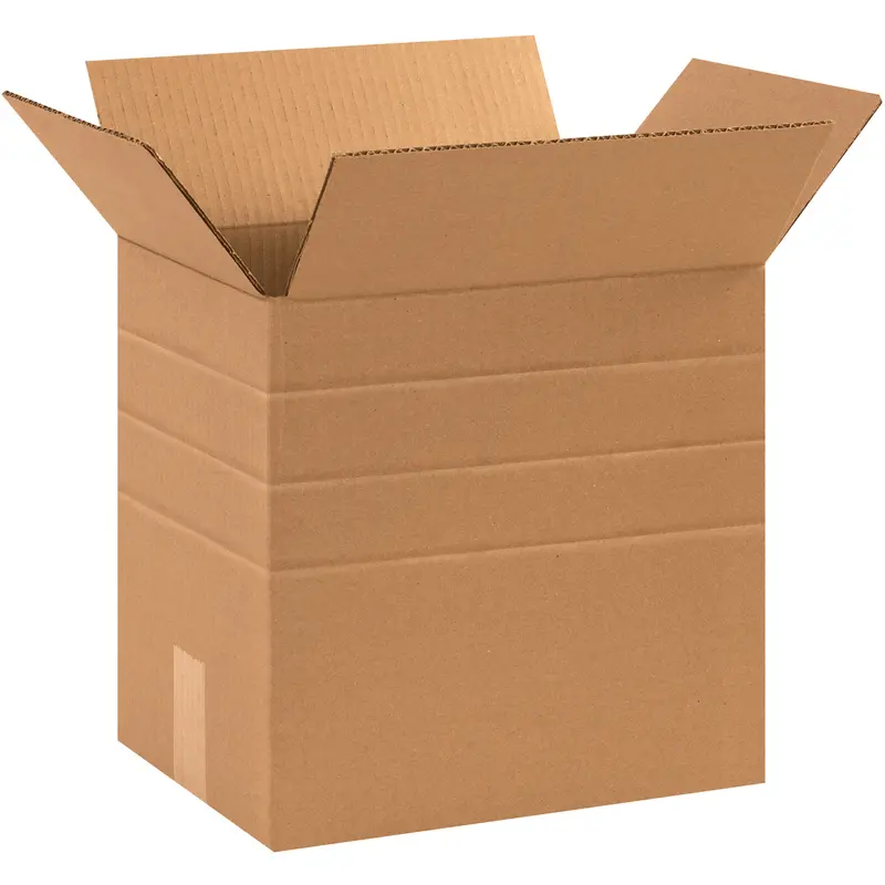 12 1/4 x 9 1/4 x 12 Multi Depth Corrugated Boxes 25/Bundle