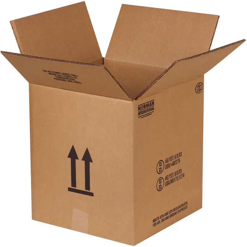 12 1/8 x 12 1/8 x 13 9/16 1 - 5 Gallon Metal Pail Haz Mat Boxes  10/Bundle