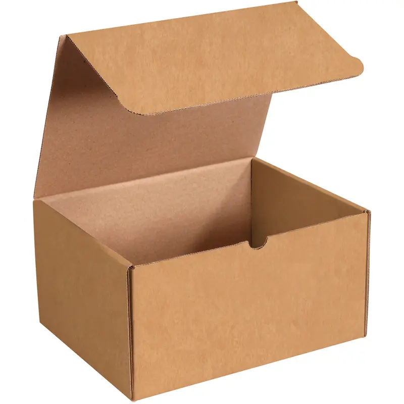 12 1/8 x 9 1/4 x 6 1/2 Brown Corrugated Literature Mailers  50/Bundle