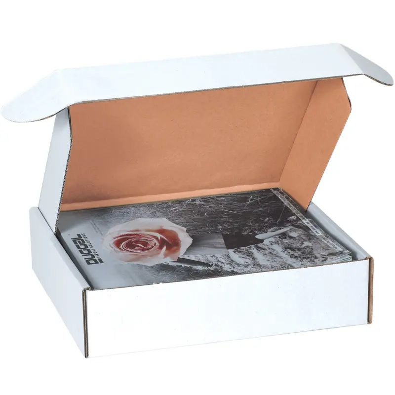 12 x 11 x 3 White Deluxe Literature Mailers 50/Bundle