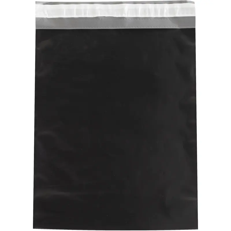 12 x 15 1/2 Black Poly Mailers 100/Case
