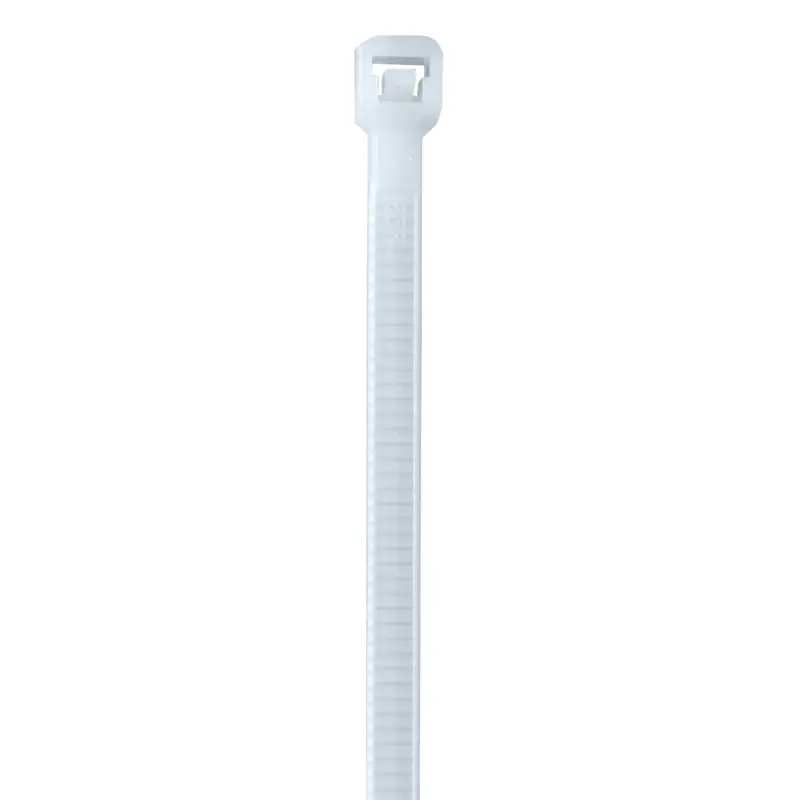 13" (40 lb Tensile) Clear Nylon Cable Ties 1000/Case