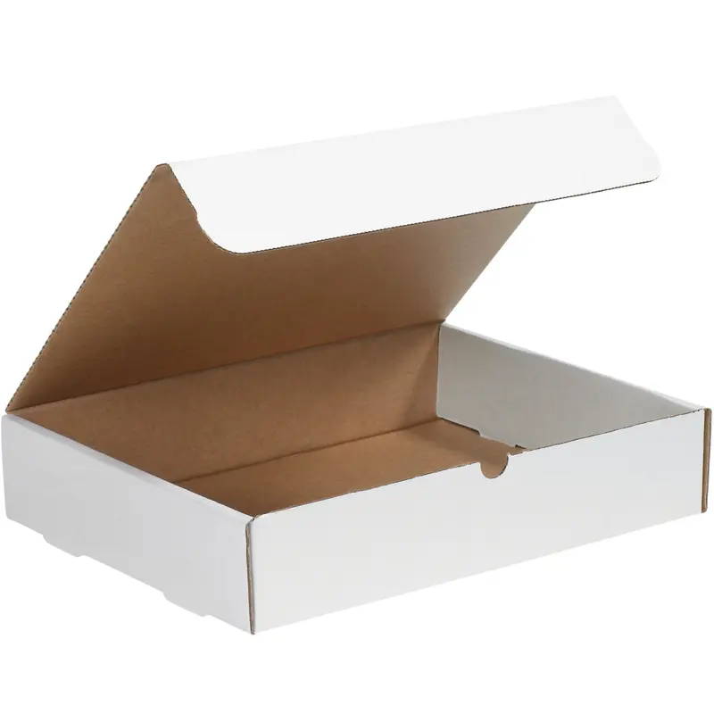 15 1/8 x 11 1/8 x 3 White Literature Mailers 50/Bundle