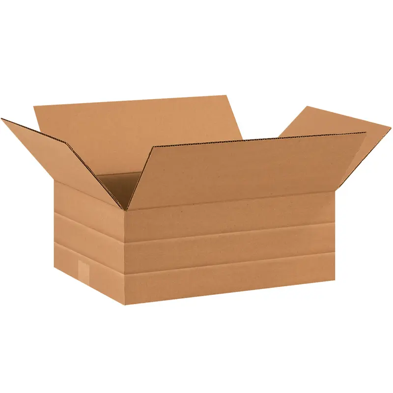 16 x 12 x 6 Multi Depth Corrugated Boxes 25/Bundle