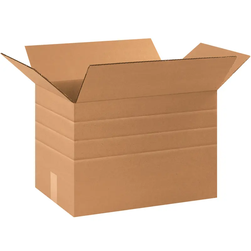 17 1/4 x 11 1/4 x 12 Multi Depth Corrugated Boxes  25/Bundle