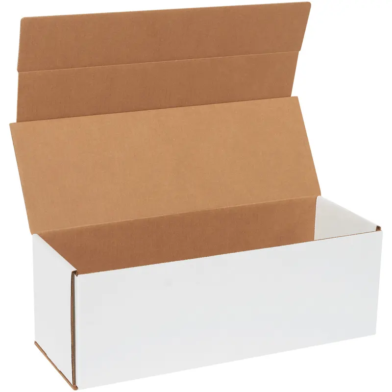 17 x 6 x 6 White Corrugated Mailers 50/Bundle