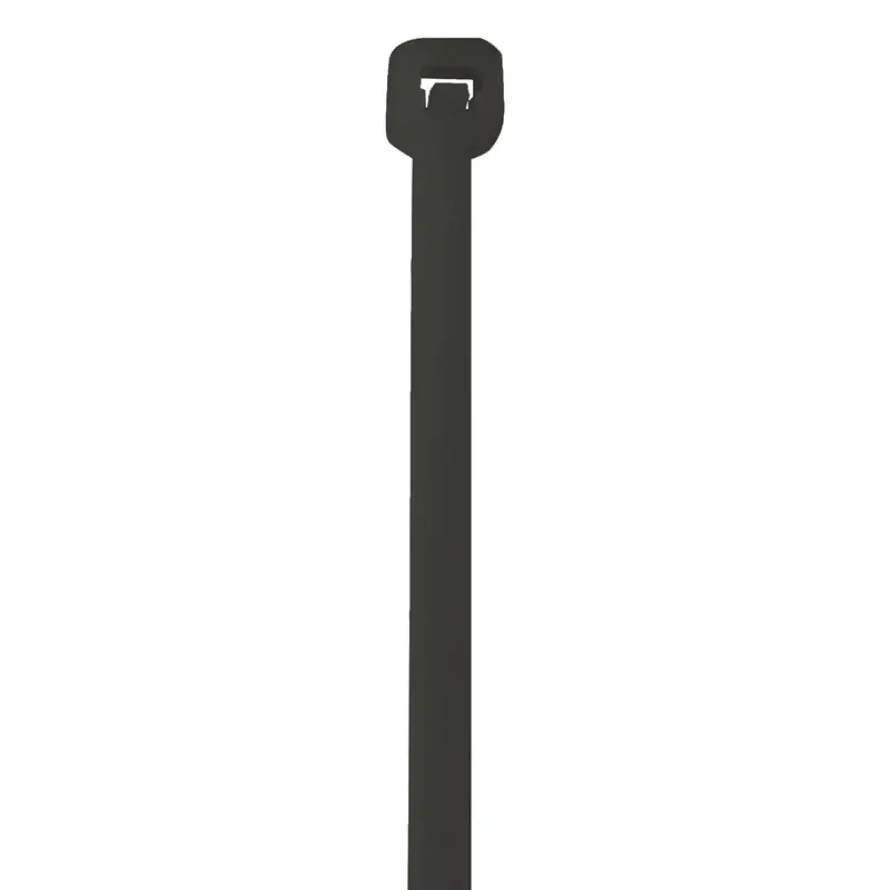 18" (50 lb Tensile) Black UV Cable Ties 500/Case
