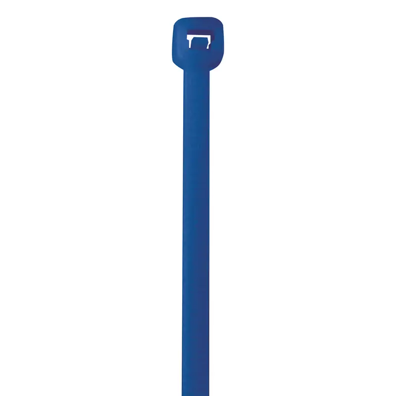 18" (50 lb Tensile) Blue Cable Ties 500/Case