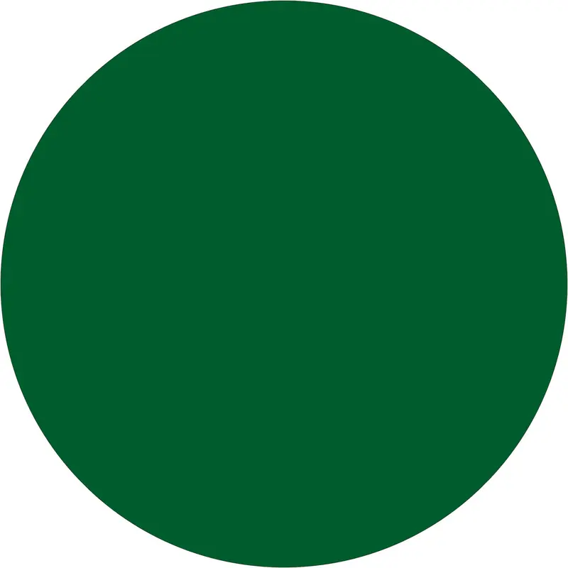 2" Green Inventory Circle Labels 500/Roll