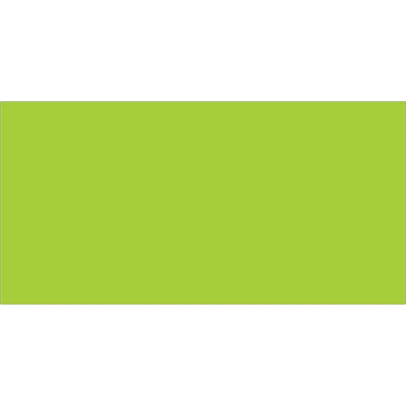 2 x 4" Fluorescent Green Inventory Rectangle Labels 500/Roll