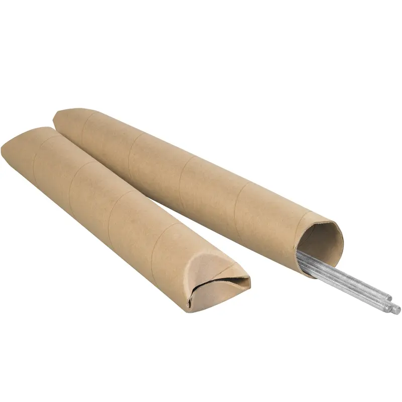 3 x 18 Kraft Crimped End Mailing Tubes .070 Gauge 24/Case