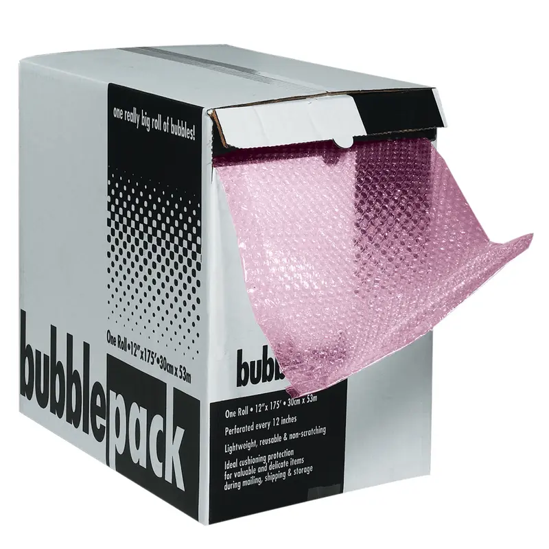 3/16" x 12" Anti-Static Bubble Cushioning in Self-Dispensing Box 175 Feet/Roll