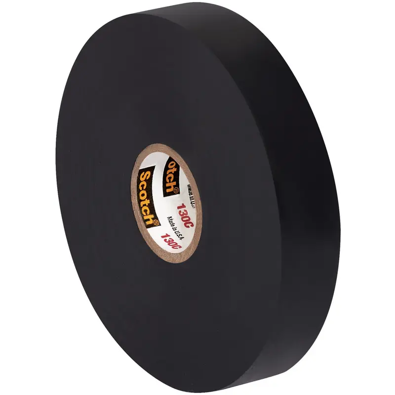 3/4" x 30 Feet Black 3M 130C Electrical Tape 24/Case