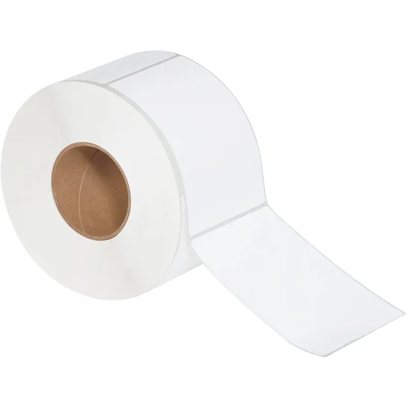 4 x 2 1/2" White Thermal Transfer Labels 4/Case