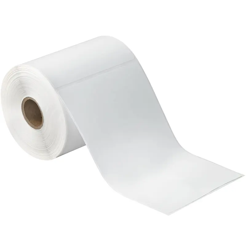 4 x 6 1/2" White Desktop Direct Thermal Labels 12/Case