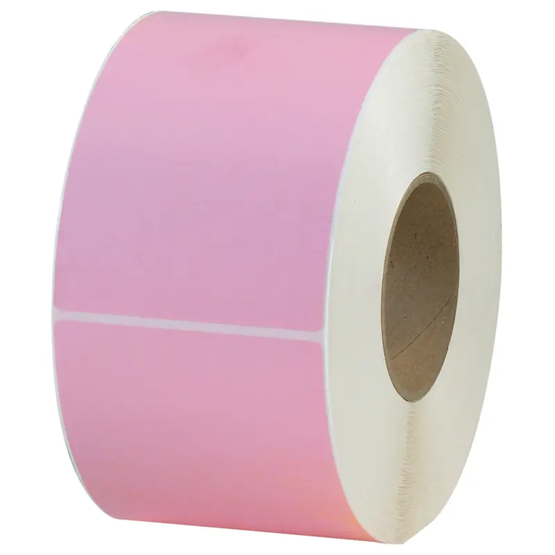 4 x 6" Pink Thermal Transfer Labels 4/Case