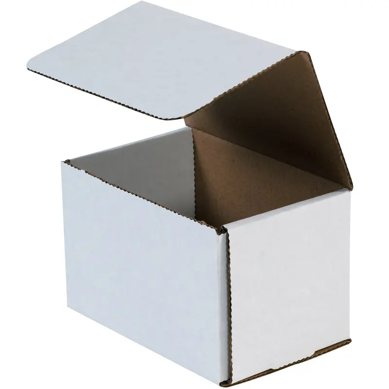 5 x 3 x 5 White Corrugated Mailers  50/Bundle