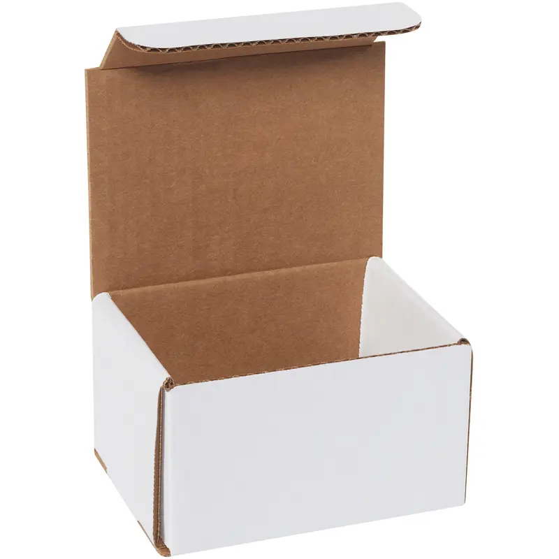 5 x 4 x 3 White Corrugated Mailers 50/Bundle