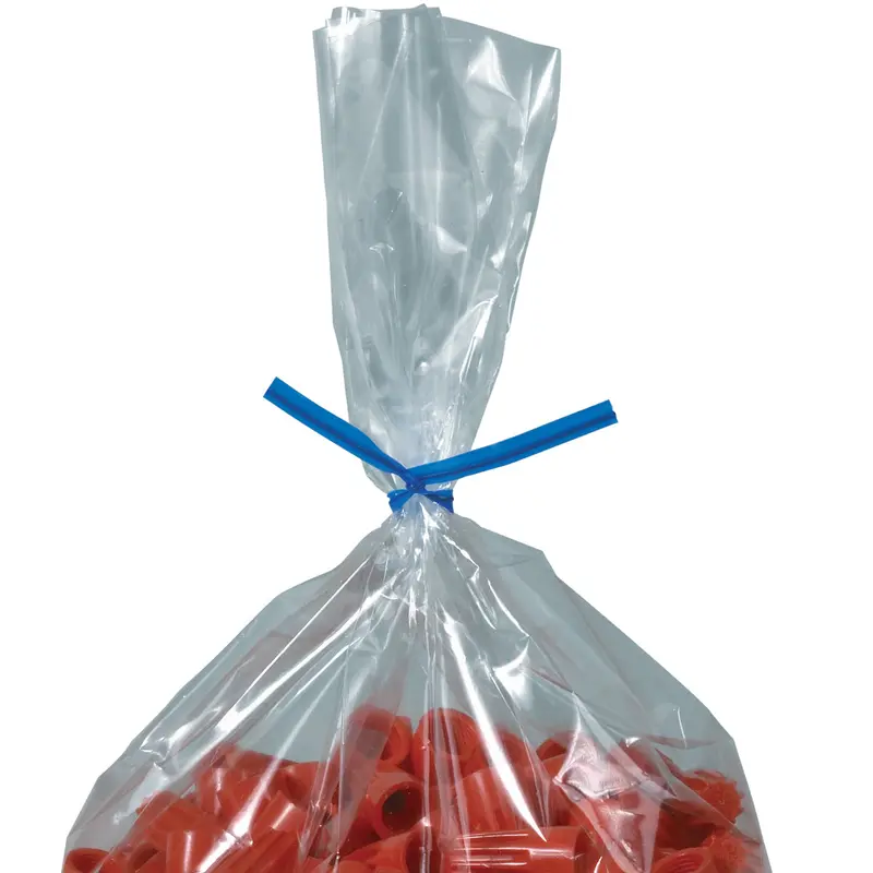 6 x 5/32 Blue Plastic Twist Ties 2000/Case