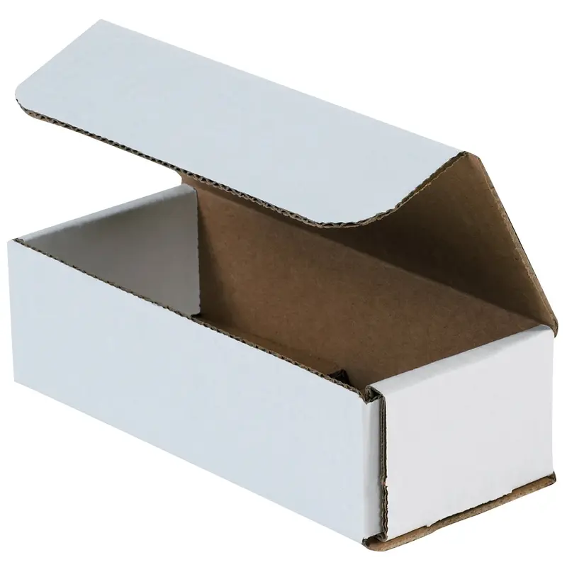 7 x 3 x 1 White Corrugated Mailers  50/Bundle
