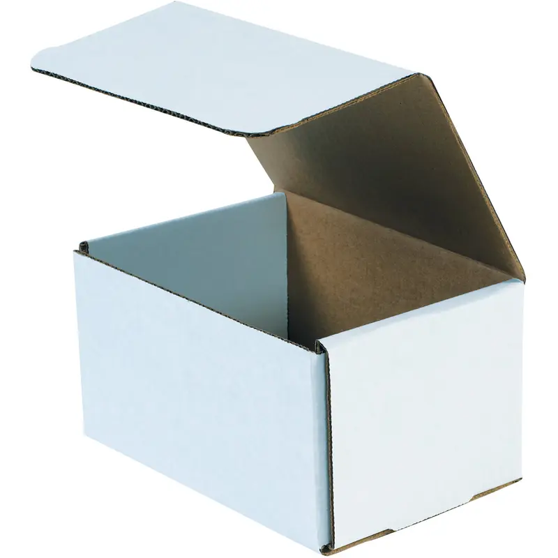 8 x 6 x 5 White Corrugated Mailers 50/Bundle