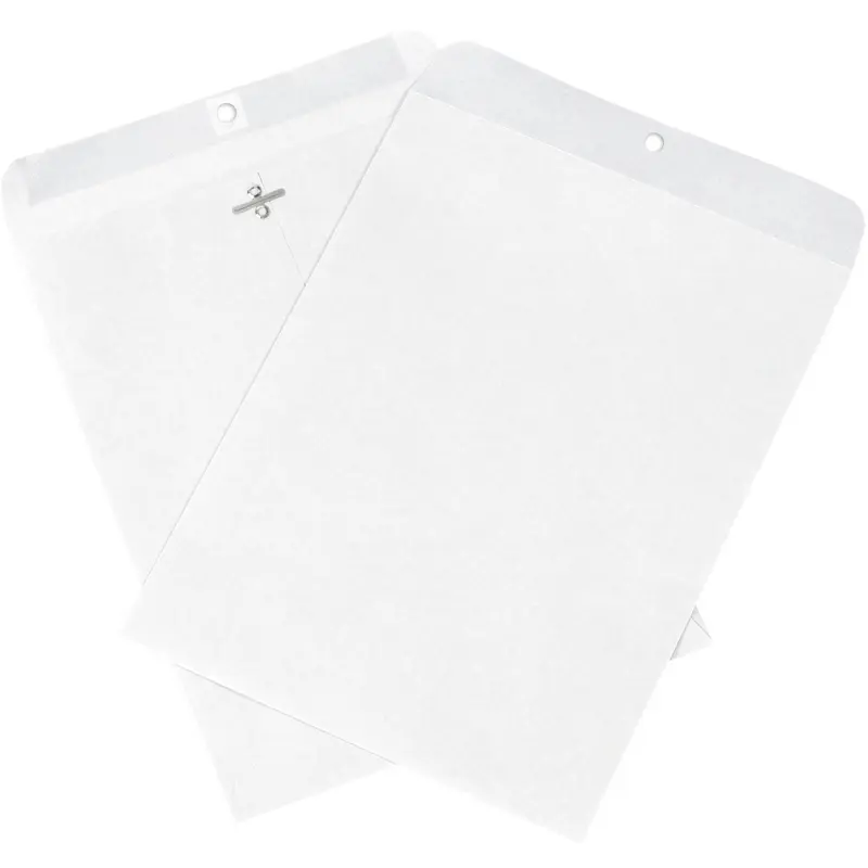 9 x 12 White Clasp Envelopes 500/Case