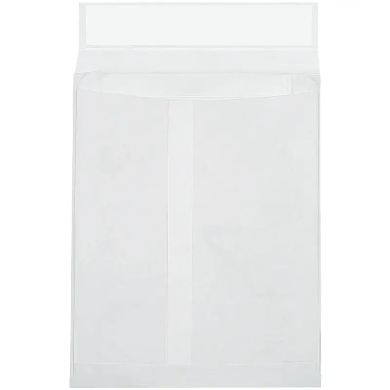 9 x 12 x 2 Expandable White Tyvek Envelopes 100/Case