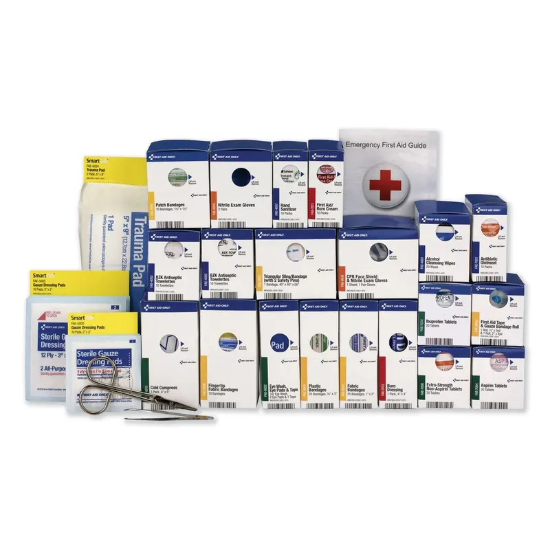 50 Person ANSI Class A  First Aid Kit Refill, 241 Pieces