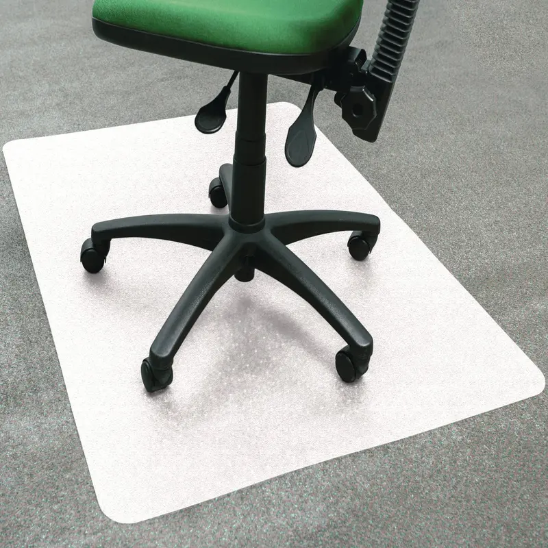 Cleartex Polypropylene Chair Mat for Carpets, 29" w x 46" l, Translucent