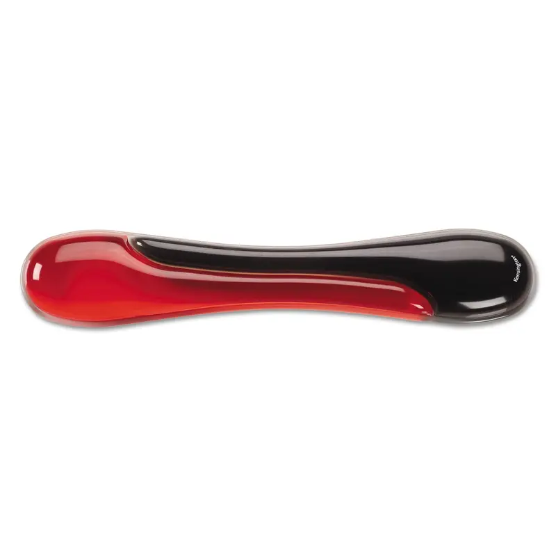 Duo Gel Wave Keyboard Wrist Rest, 22.62 x 5.12, Red