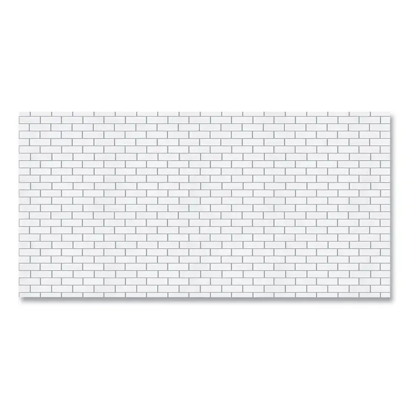 Fadeless Paper Roll, 50 lb Bond Weight, 48 x 50 ft, White Subway Tile