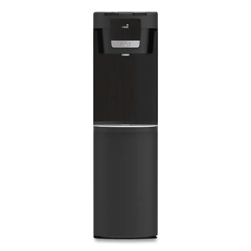 MaxxFill Flex Hot and Cold Water Dispenser, 2.11 gal/Hot Water per Hour, 12.2 x 14.2 x 42.33, Black/Stainless Steel