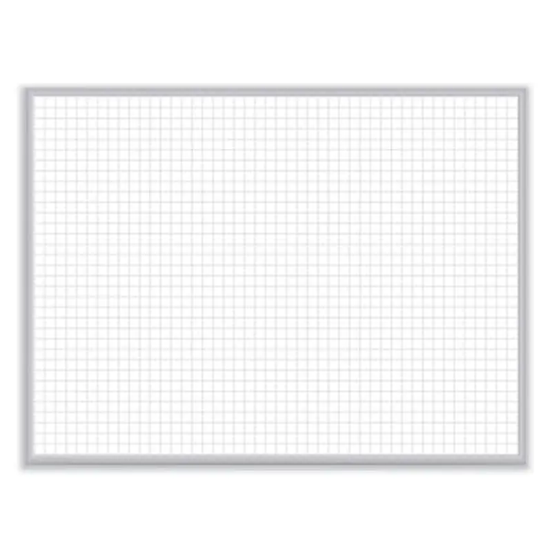 Non-Magnetic Whiteboard with Aluminum Frame, 24 x 17.81, White Surface, Satin Aluminum Frame
