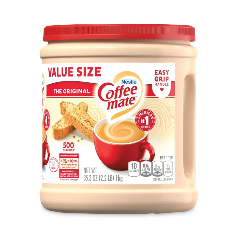 Powdered Creamer Value Size, Original, 35.3 oz Canister, 6/Carton