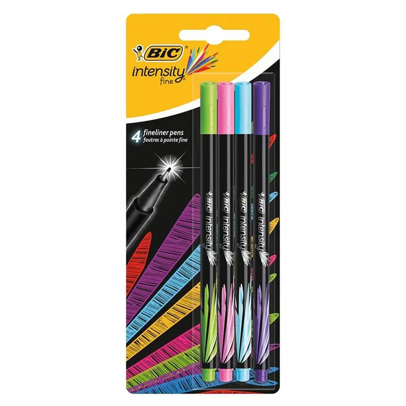 (NET) BIC  Intensity Fine Liner Pens 4 pcs