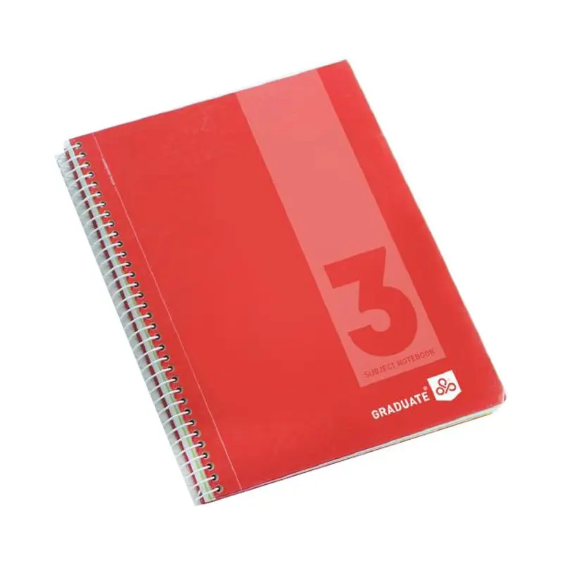 (NET ) Opp Graduate 3 Subjects 21 x 27.5 cm  144 sheets - LineRed