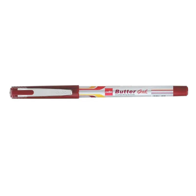 (NET) Bic Cello Butter gel Pen / Red