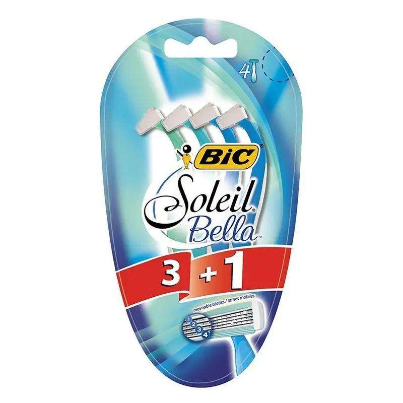 (NET) Bic Razor Soleil Bella For Women / 4 Pieces