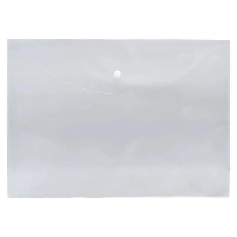 (NET) Faber Castell A4 Envelope With Button Transparent