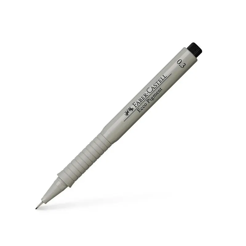(NET) Faber Castell Ecco Pigment Pen Black / 0.30mm