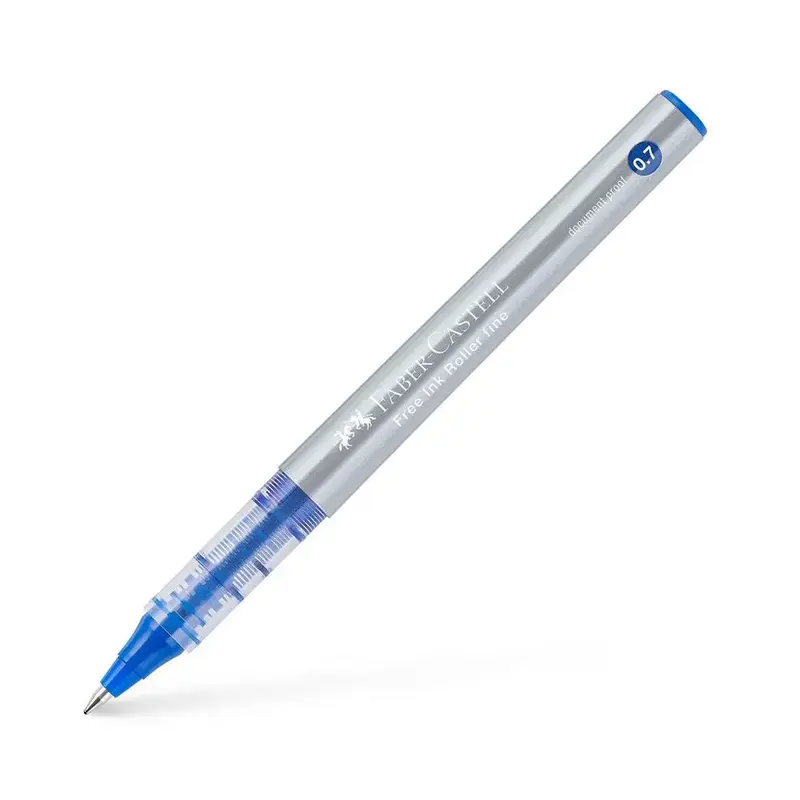 (NET) Faber Castell Free Ink Roller 0.7 mm Blue /348151