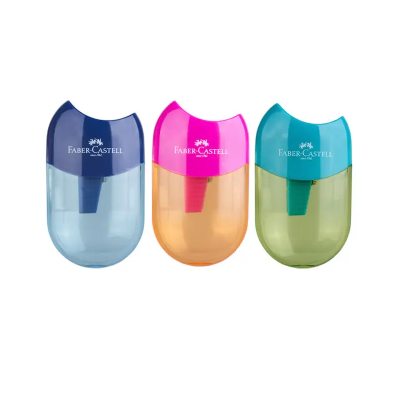 (NET) Faber Castell Sharpener Apple  SH w/barrel TRD20 Assblue