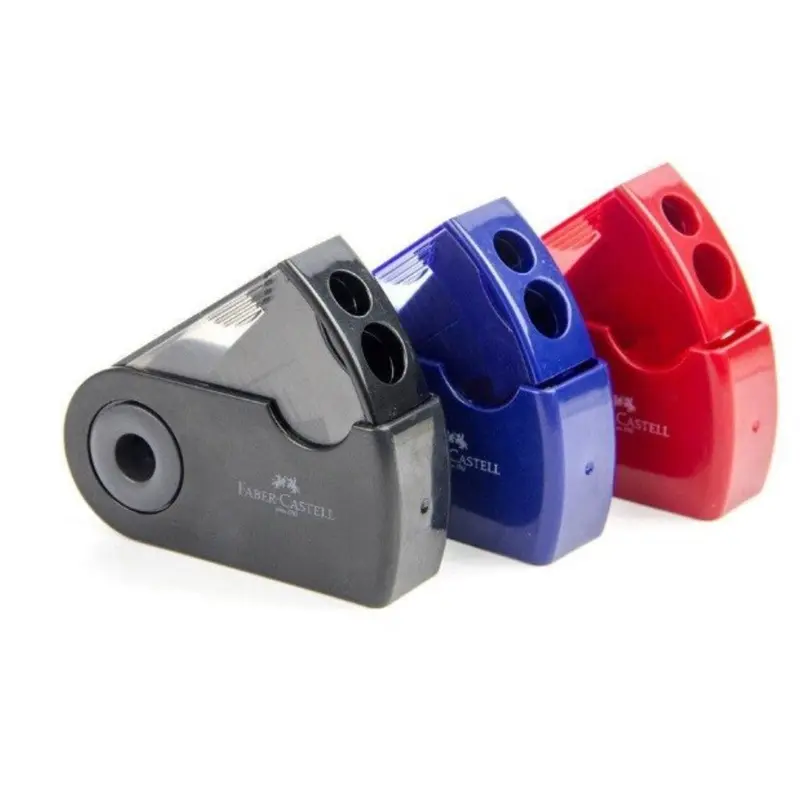 (NET) Faber Castell Sharpener Sleeve DH w/barrel Ass Lblack