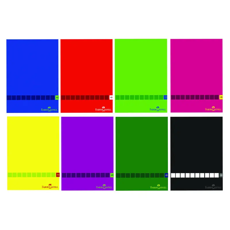 (NET) Faber-Castell Univ. Book  A4 Spiral 144sh  70g Sqrd.green