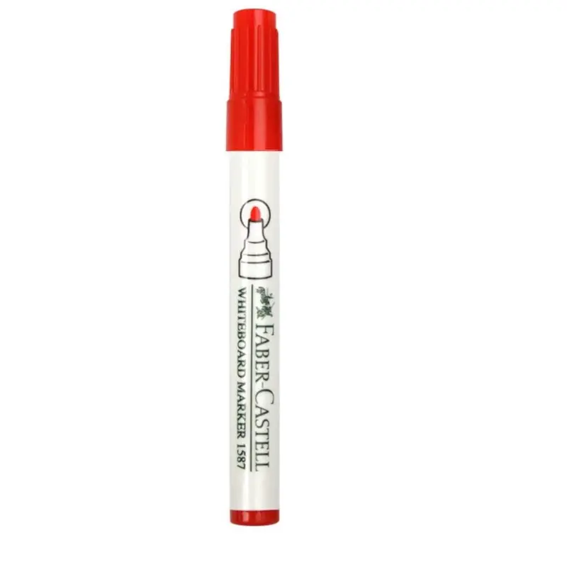 (NET) Faber Castell Whiteboard Marker Round Tip Red