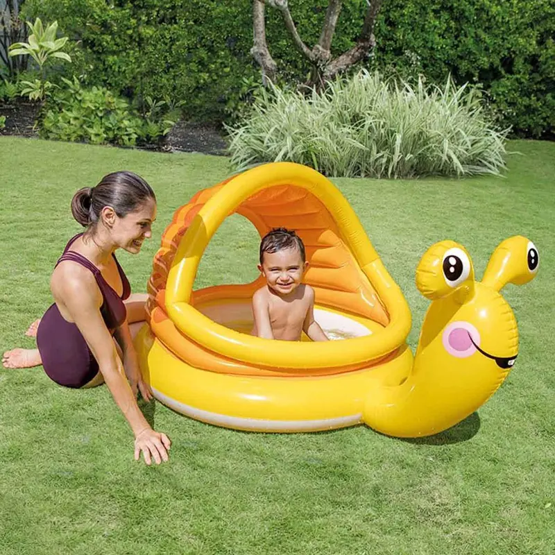 (NET) Intex - Lazy Snail Shade Baby Pool