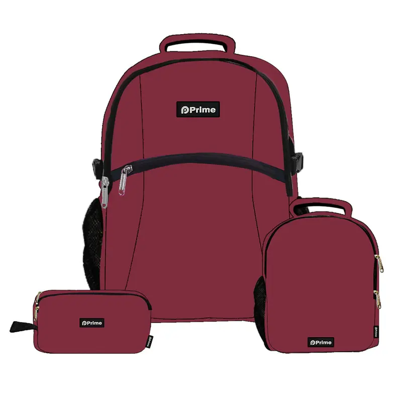 (NET) Prime Backpack Set Of 3 Pcs / PM-033