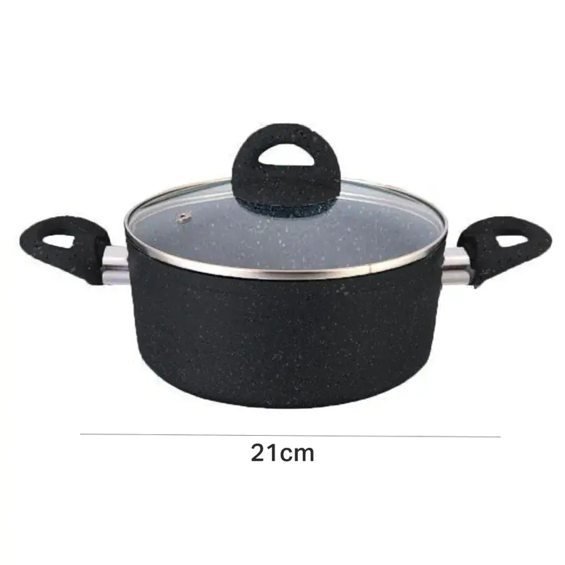 (Net) Stewpot With Lid 21x21x10cmGrey
