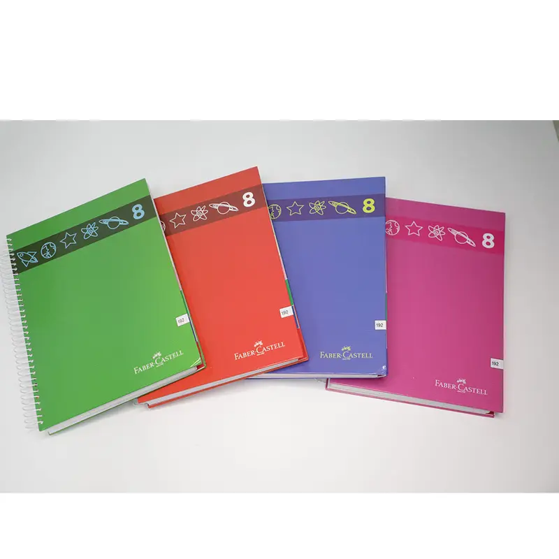 (NET)Faber-Castell Univ.5 Subjt. A4 Spiral 192sh 70g Lined Arabic